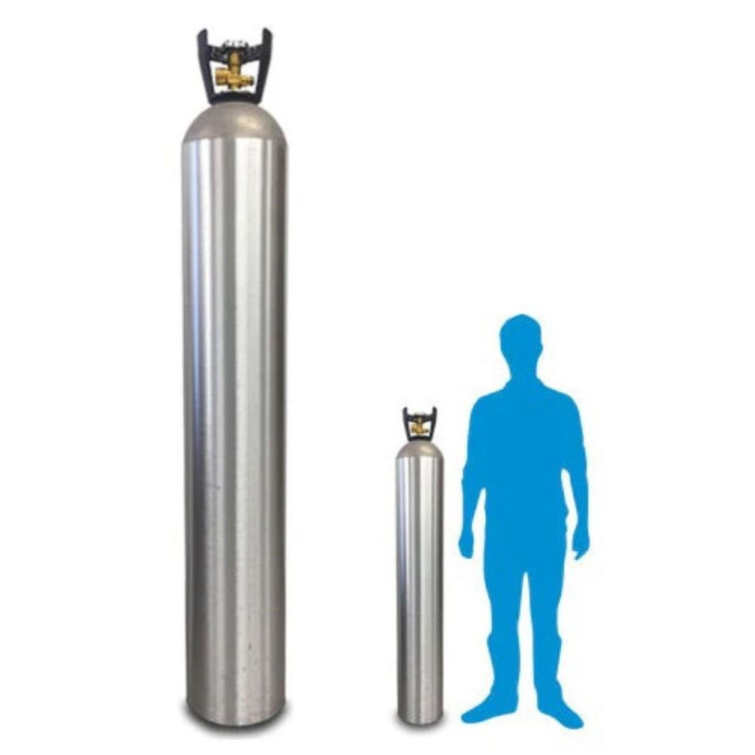 Used 135cf Helium Cylinder - Aluminum