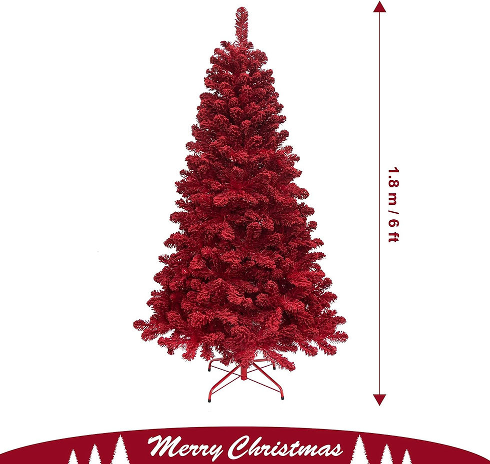 Red 6ft Tree