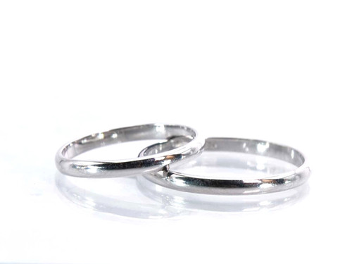 Fedi fini tradizionali oro bianco adamas