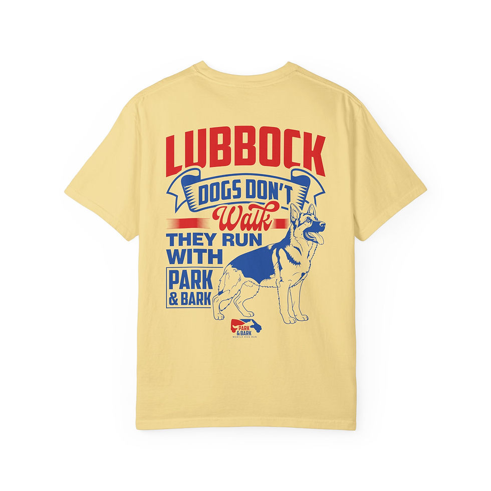 Thumbnail: Park & Bark Official T-Shirt Circle Design