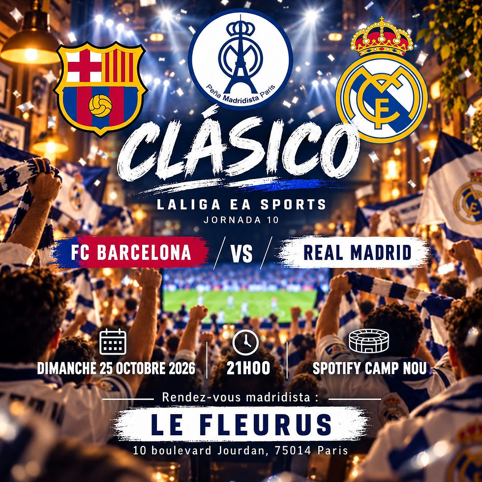 Clasico - La Liga Jornada 10 - FC Barcelona VS Real Madrid