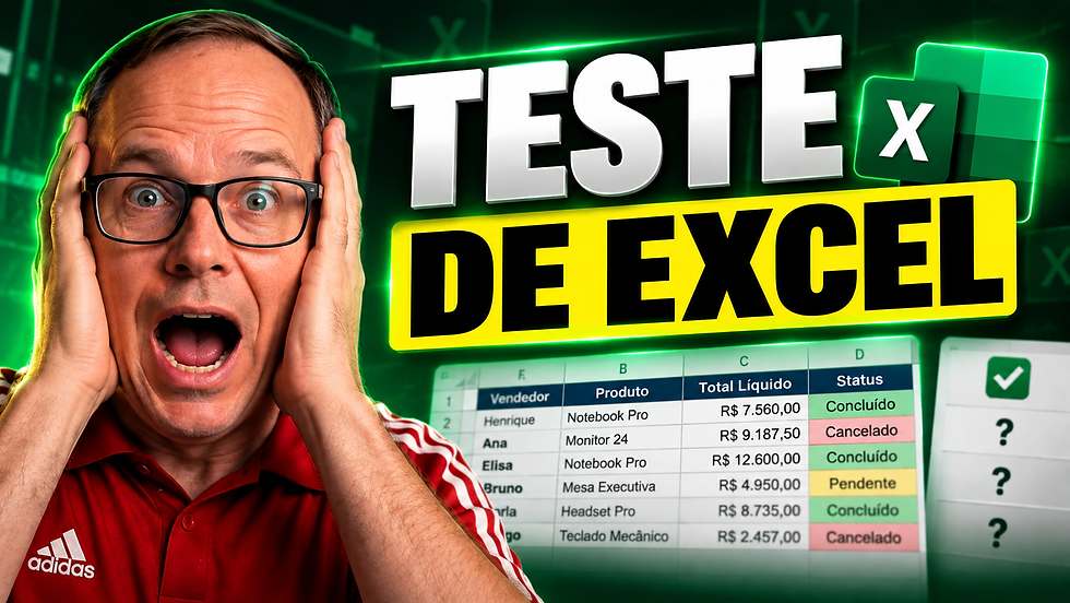Você Passaria Neste Teste de Excel? Faça o Teste de Emprego