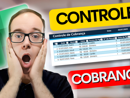Como Fazer uma Planilha de Controle de Cobrança no Excel