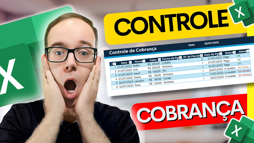 Como Fazer uma Planilha de Controle de Cobrança no Excel
