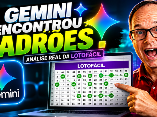 Gemini encontrou padrões na Lotofácil? Fizemos um teste com milhares de concursos