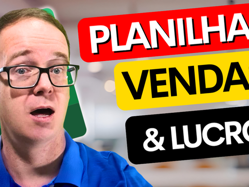 Como Fazer Planilha de VENDAS e LUCROS no Excel Passo a Passo