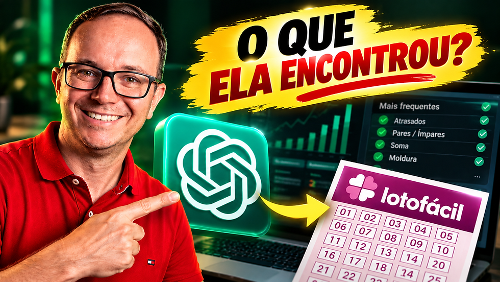 ChatGPT Analisa a Lotofácil + 2 Técnicas BÔNUS!