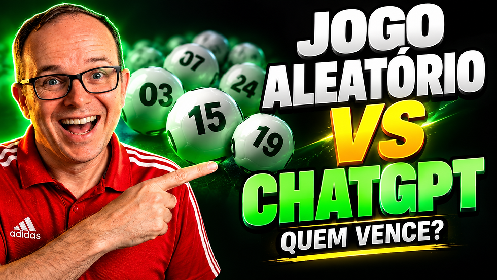 LOTOFÁCIL: JOGO ALEATÓRIO vs CHATGPT — QUEM VENCE?