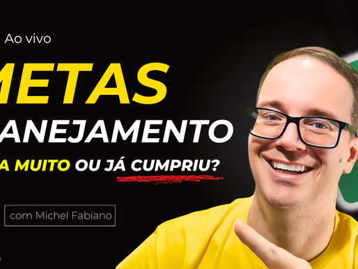 LIVE: Excel para Planejamento e Análise de Metas de Agosto!