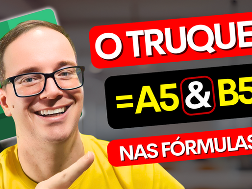 Crie Fórmulas Incrivelmente FLEXÍVEIS no Excel com o '&' (Segredos da Concatenação!)