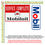 Miniatura: Adesivi mobil oil vintage service Sticker helmet auto moto