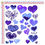 Miniatura: Adesivi cuori multicolor hearts Sticker 27 Pz.