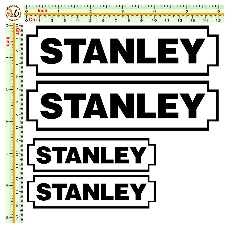 Miniatura: Adesivi Sticker Stanley 4 Pz. Size 10 - 15 cm