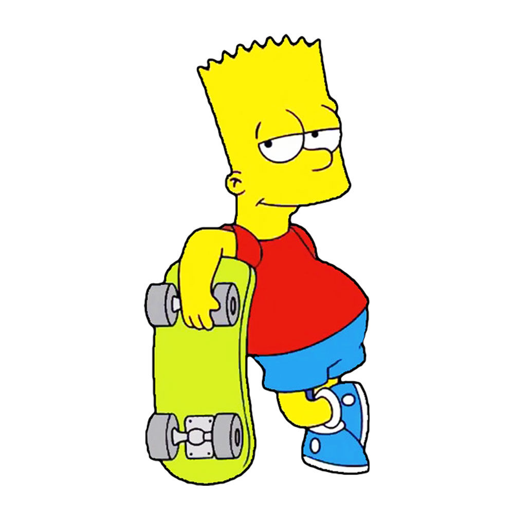 Wall Stickers Bart con Skate