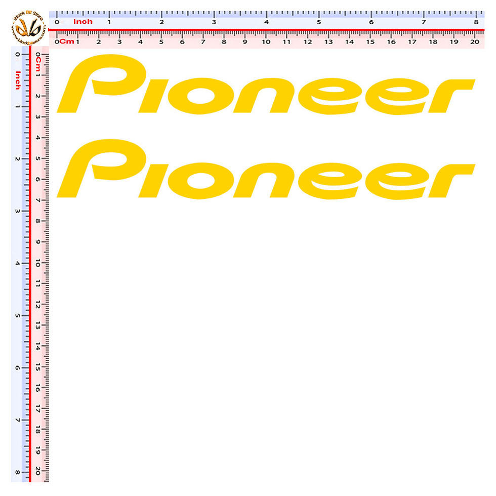 Miniatura: Adesivi Sticker Pioneer 2 Pz. Size 20 cm