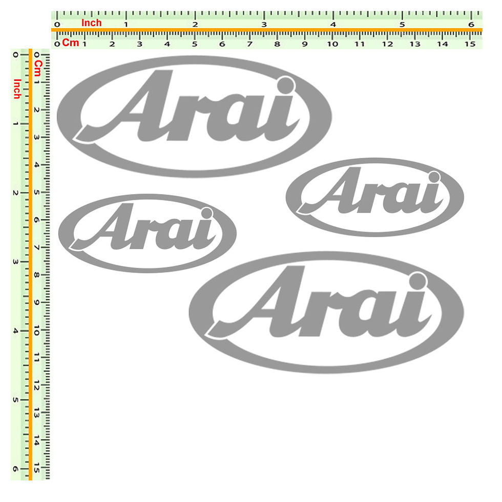 Miniatura: Sticker Arai adesivi 4 pz. Size 5-10 cm.