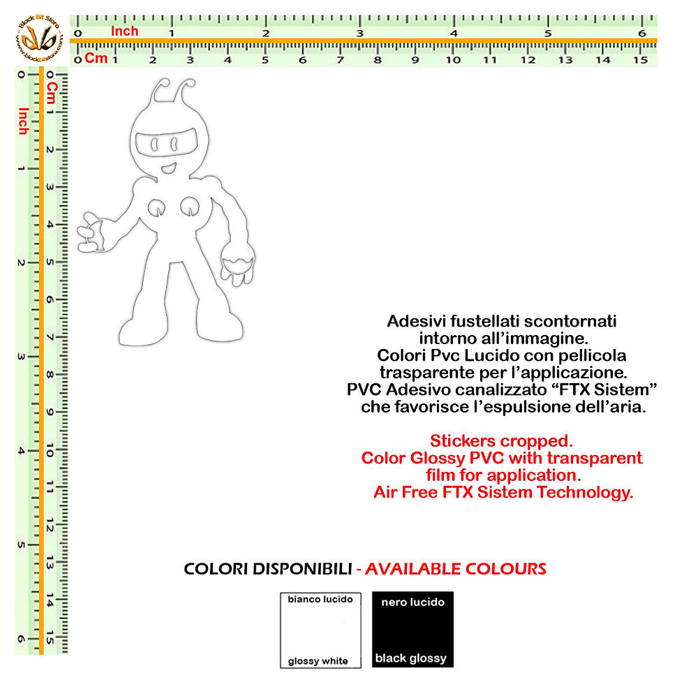 Miniatura: Adesivi famiglia Robot Bambini Cani Gatti Sticker family Children Cat Dog 1 Pz.