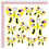 Miniatura: Adesivi farfalle stilizzate Sticker stylized butterflies decal 10 Pz.