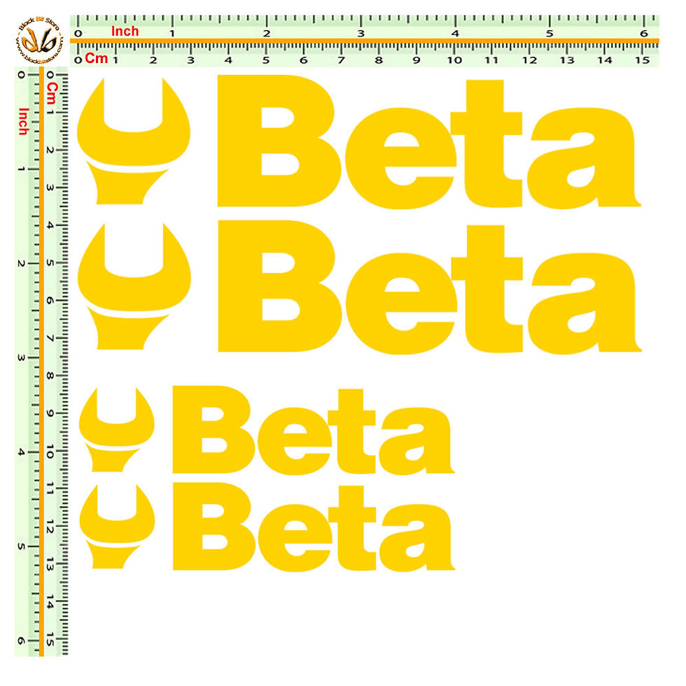 Miniatura: Sticker Adesivi Beta 4 Pz. Size 10-15 cm