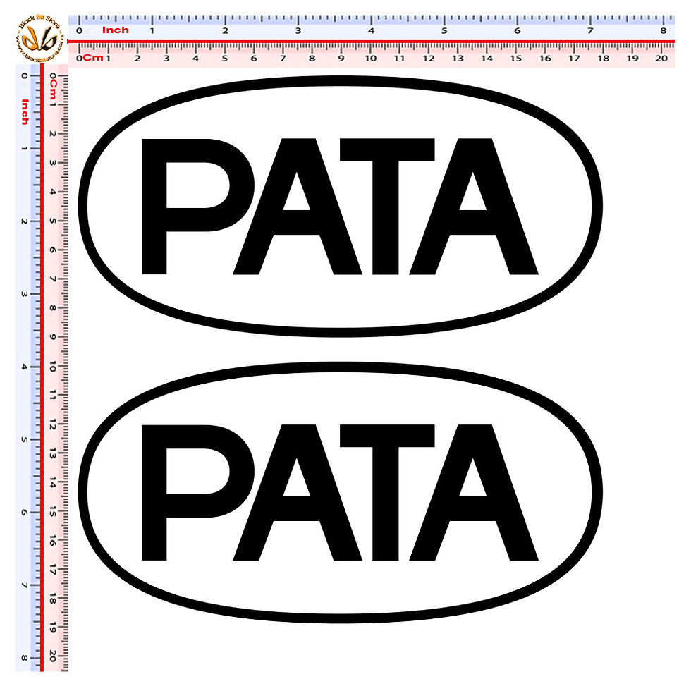 Miniatura: Adesivi Sticker Pata 2 Pz. Size 18 cm