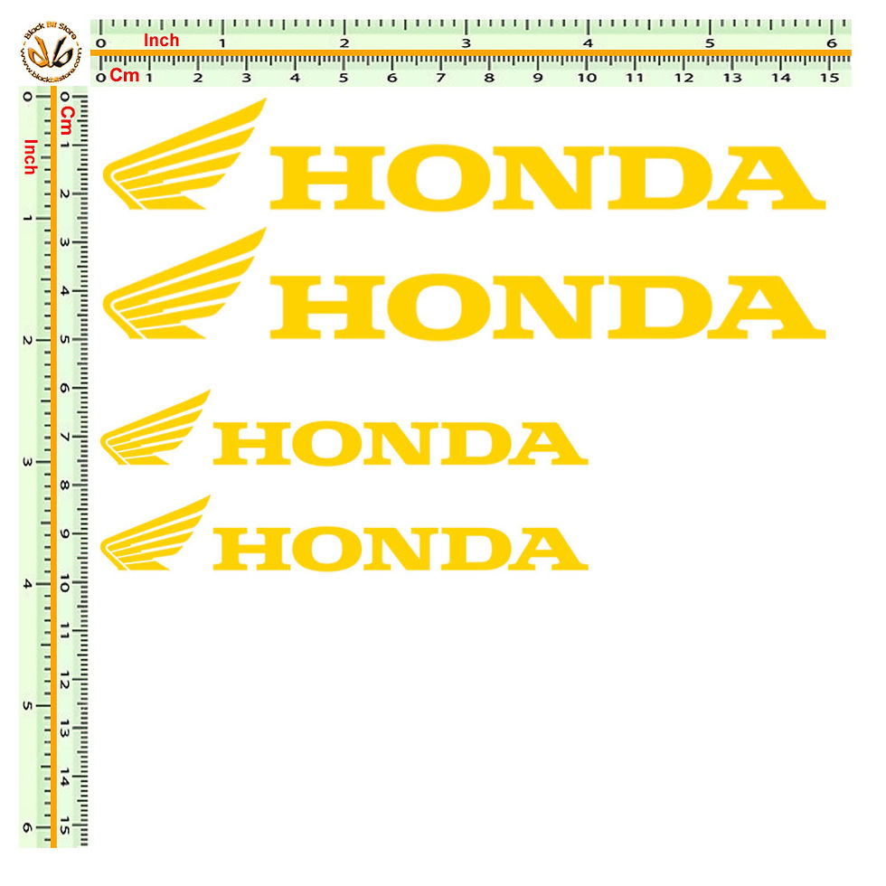 Miniatura: Adesivi Sticker honda 4 Pz. Size 10 - 15 cm.