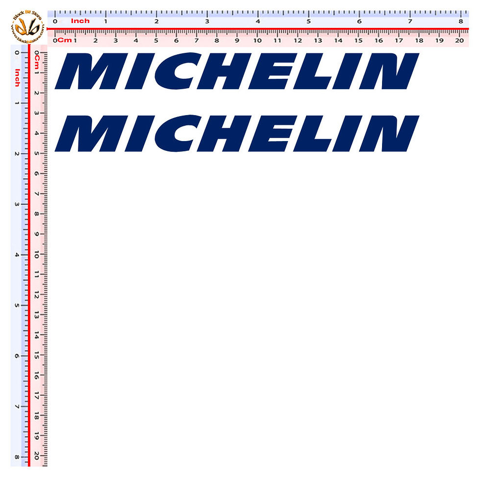 Miniatura: Sticker Adesivi Michelin 2 pz. Size 18 cm
