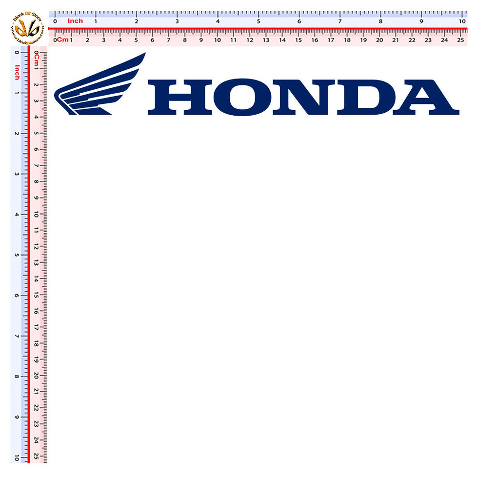 Miniatura: Sticker Adesivi honda 1 Pz. Size 25 cm.