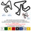 Miniatura: Adesivo PVC Prespaziato Jerez Circuit Sticker 5 Pz