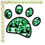 Thumbnail: Adesivi impronta dog Sticker bomb auto 1 Pz.