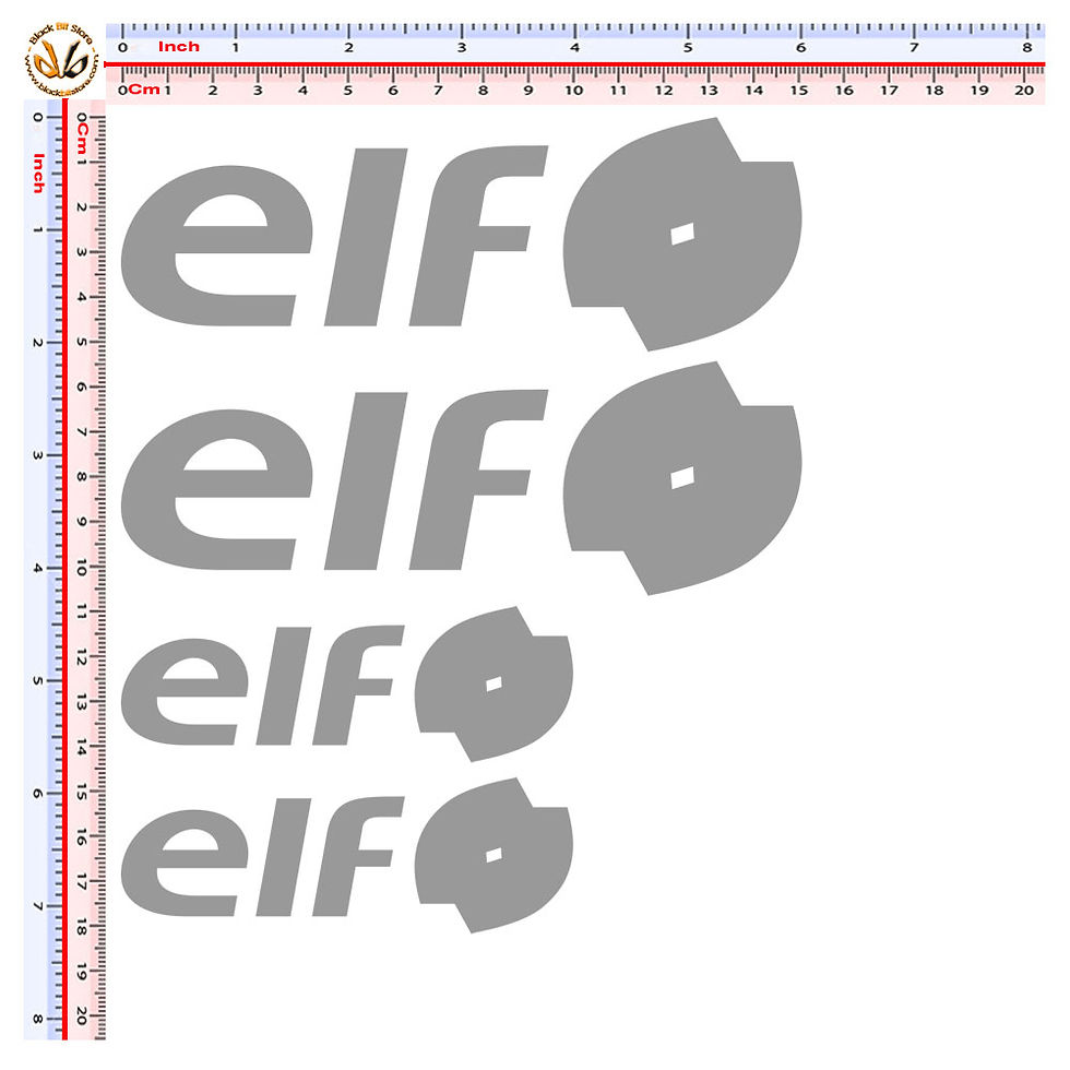Miniatura: Adesivi Sticker Elf 4 Pz. Size 10 - 15 cm
