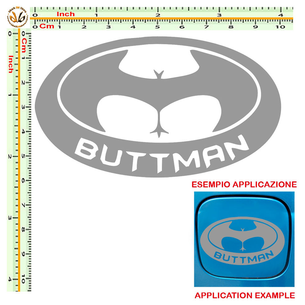 Miniatura: Adesivi serbatoio buttman Sticker car tank 1 Pz.