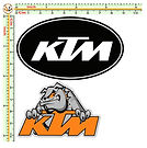 ktm adesivi auto moto casco stickers helmet tuning