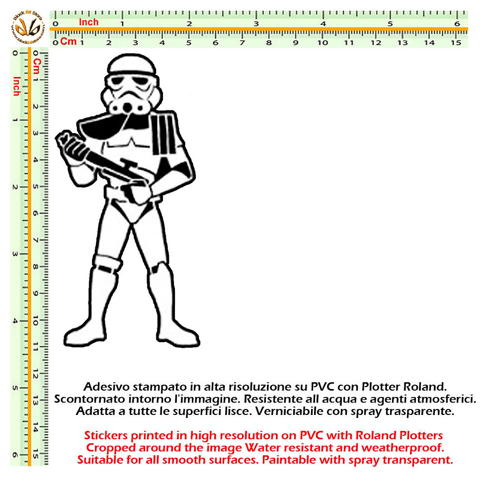 Miniatura: Adesivi famiglia Star Wars Padre Madre Sticker my family Father Mother 1 Pz.