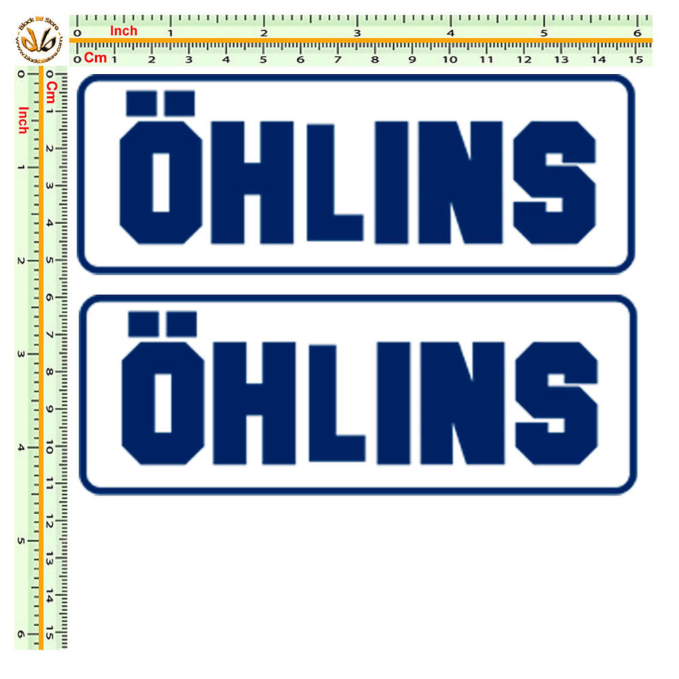 Miniatura: Adesivi Sticker ohlins 2 Pz. Size 15 cm.