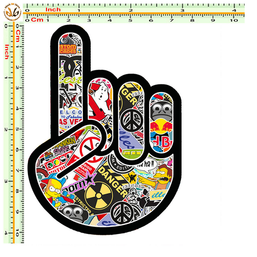 Adesivi The teaser Sticker bomb auto 1 Pz.