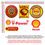 Miniatura: Adesivi shell vintage Sticker helmet auto moto