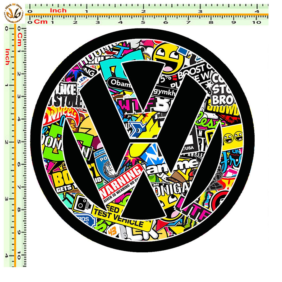 Miniatura: Adesivi VW Sticker bomb auto 1 Pz.