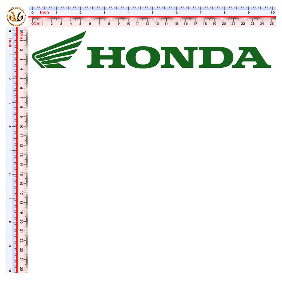 Miniatura: Sticker Adesivi honda 1 Pz. Size 25 cm.