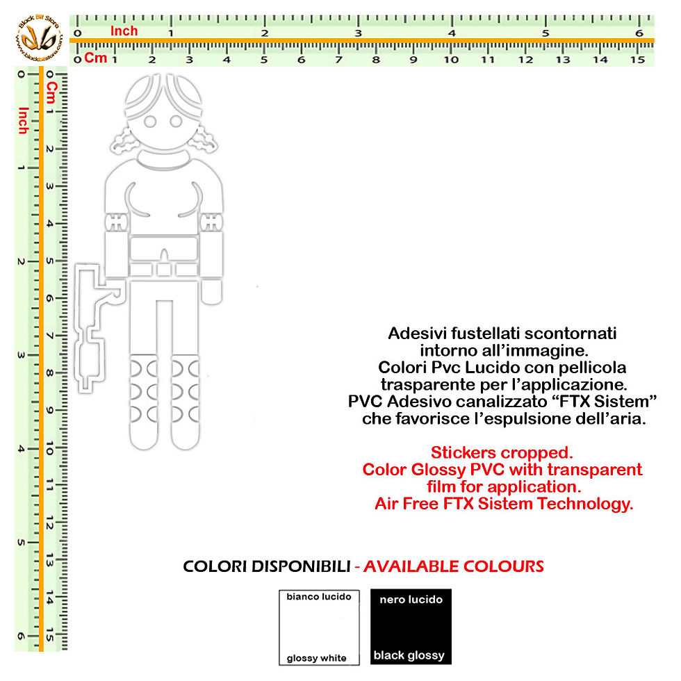 Miniatura: Adesivi famiglia Adult Star Wars Sticker my family 1 PVC White  pz.
