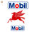 Miniatura: Adesivi  mobil oil vintage pegasus Sticker helmet auto moto