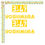 Miniatura: Adesivi Sticker Yoshimura 2 Pz. Size 12 cm