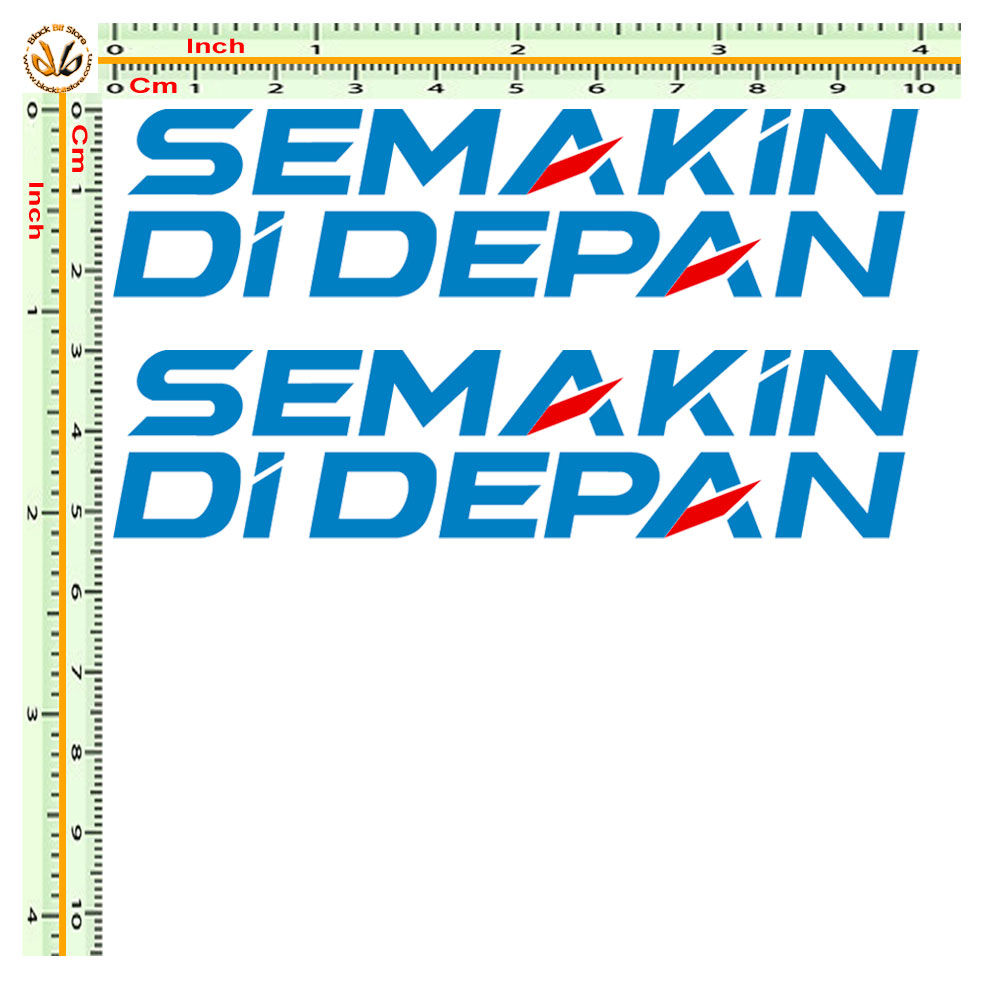 Sticker sponsor semakin di depan 2 pz.