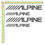 Miniatura: Sticker Adesivi Alpine 4 pz. Size 10-15 cm
