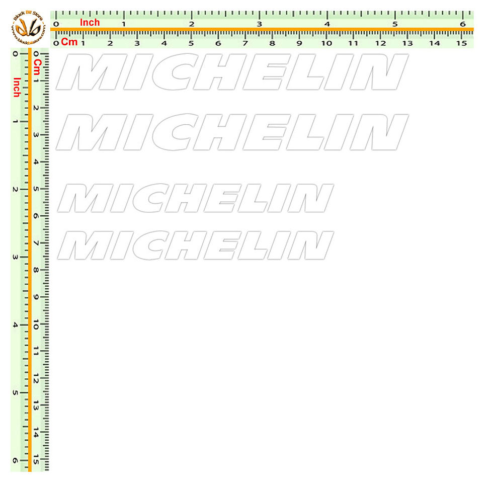 Miniatura: Sticker Adesivi Michelin 4 pz. Size 10-13 cm