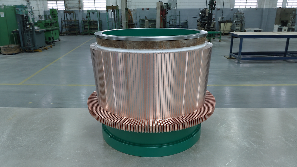 Comutador industrial sob medida para motor CC