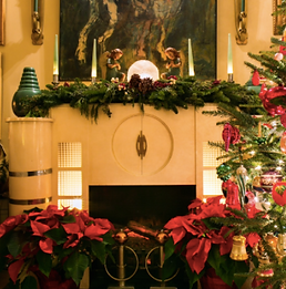 A Very Vintage Christmas | Fireplace