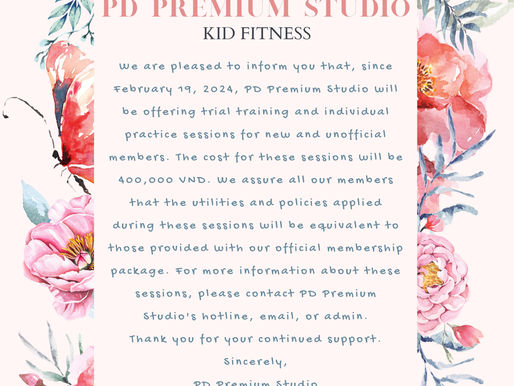 Bổ sung biểu phí cho các lớp trẻ em