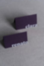 Tischkarten von atelier 8048 by Nina Ruchti für einen Firmenevent gedruckt in Zürich