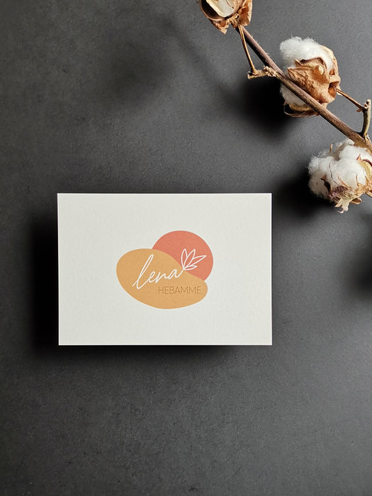 Logodesign von atelier 8048 Nina Ruchti, für Hebamme Lena