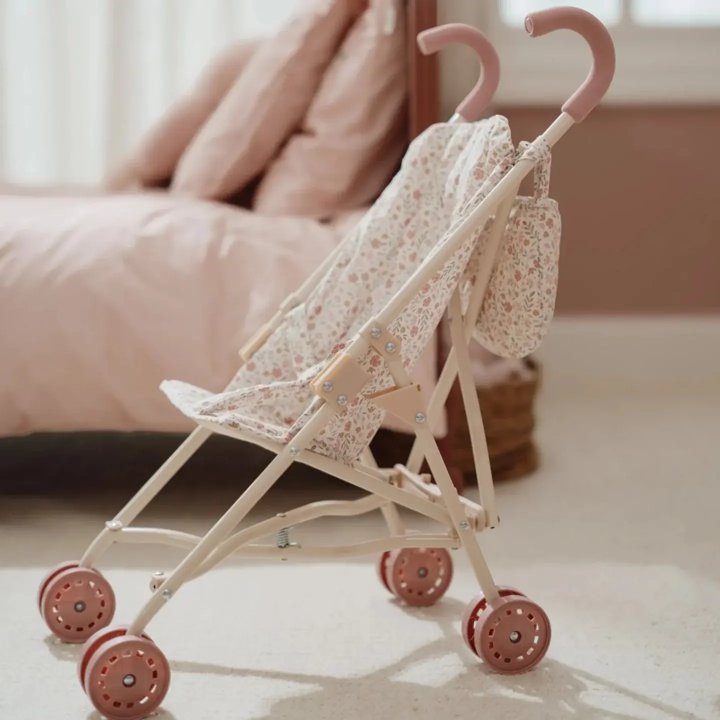 LITTLE DUTCH - Metal Doll Stroller White